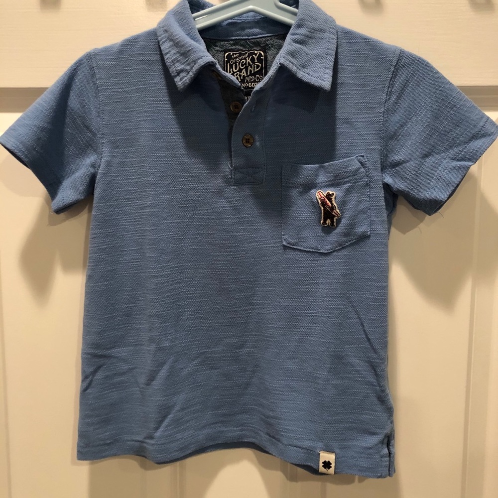 Lucky Brand-Light blue polo shirt